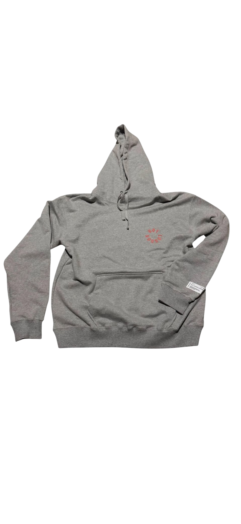 Boy London "Let the Weak Be Made Strong" Hoodie – Heather Grey
